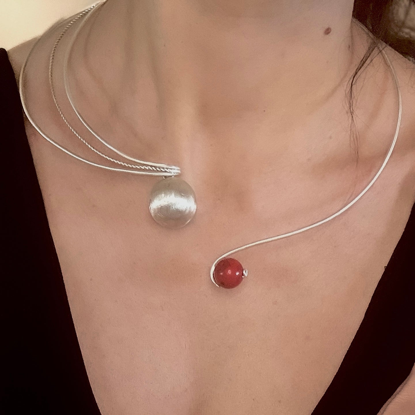 Unique Silver necklace