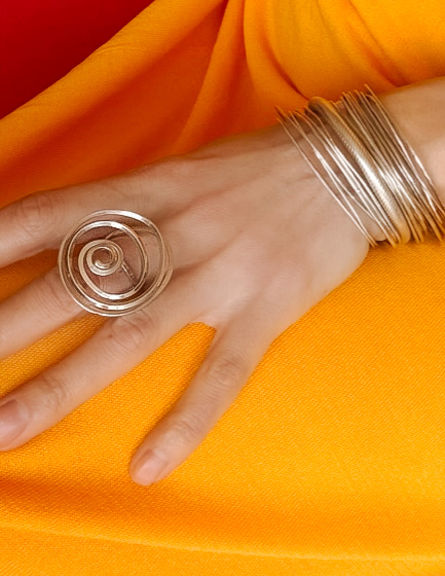 unique handmade silver ring