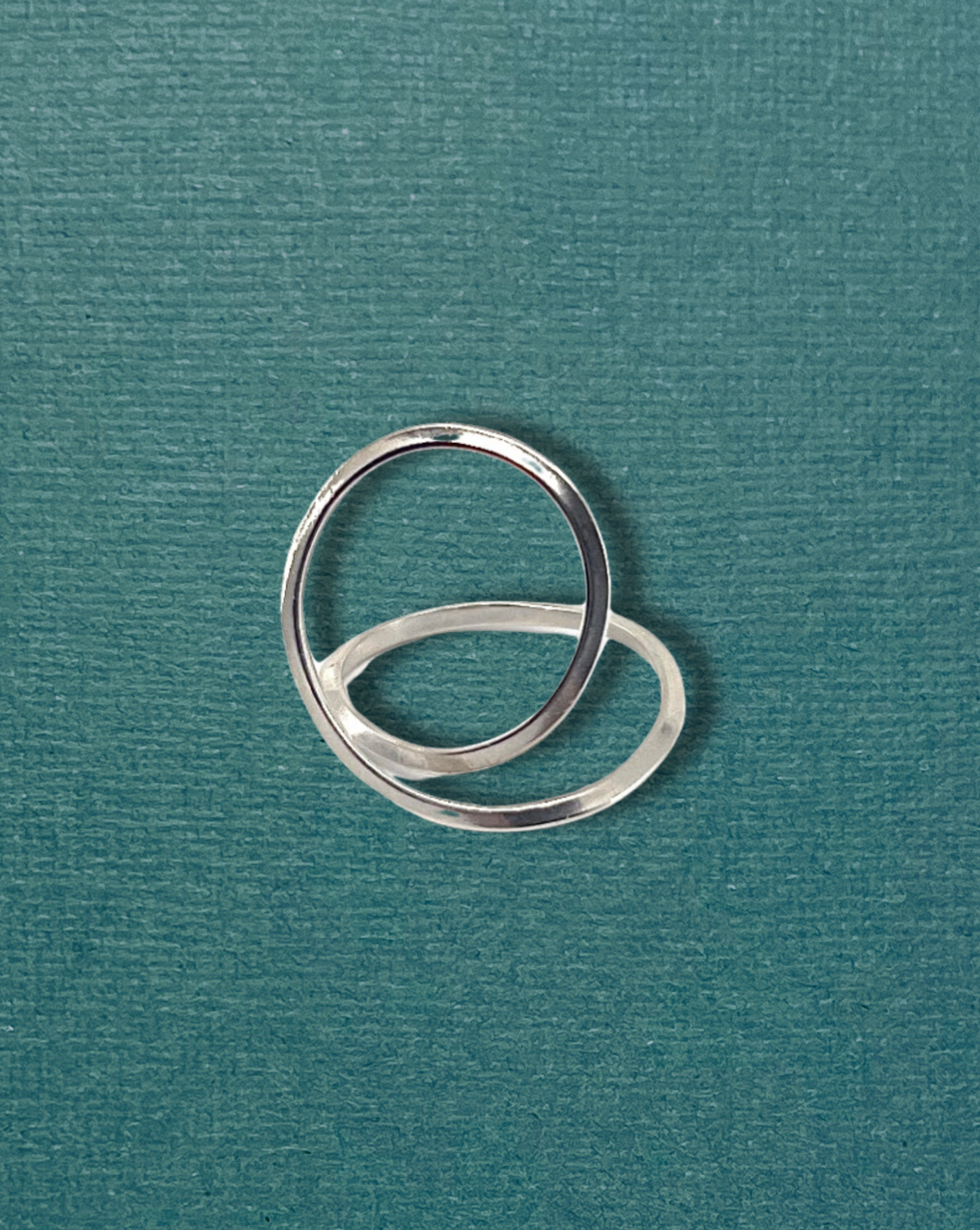 Handmade versatile silver statement ring