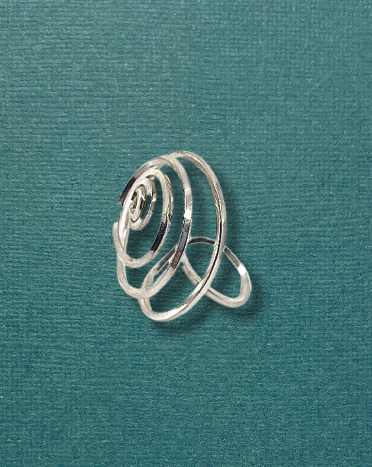 Spiral Silver Ring