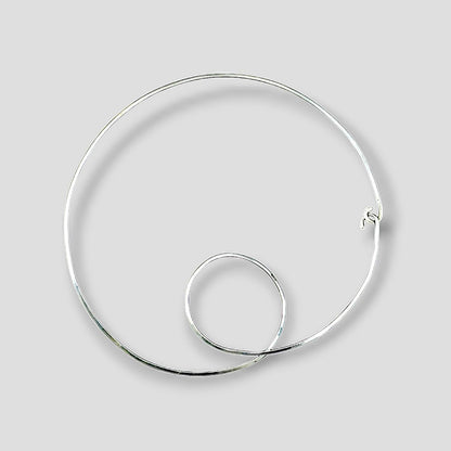 silver statement necklace