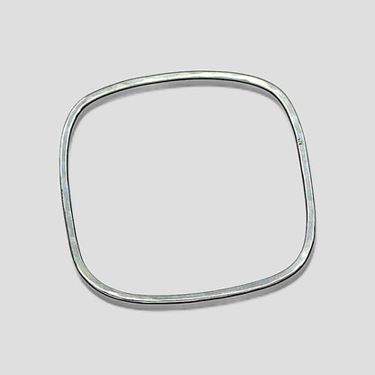 unique silver stackable bracelet